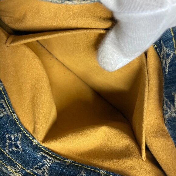LOUIS VUITTON M95018 MonogramDenim Flat-Shopper Tote Bag shoulder bag - Picture 13 of 15
